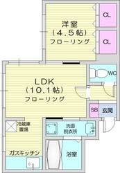 ヴェルテュ麻生の物件間取画像